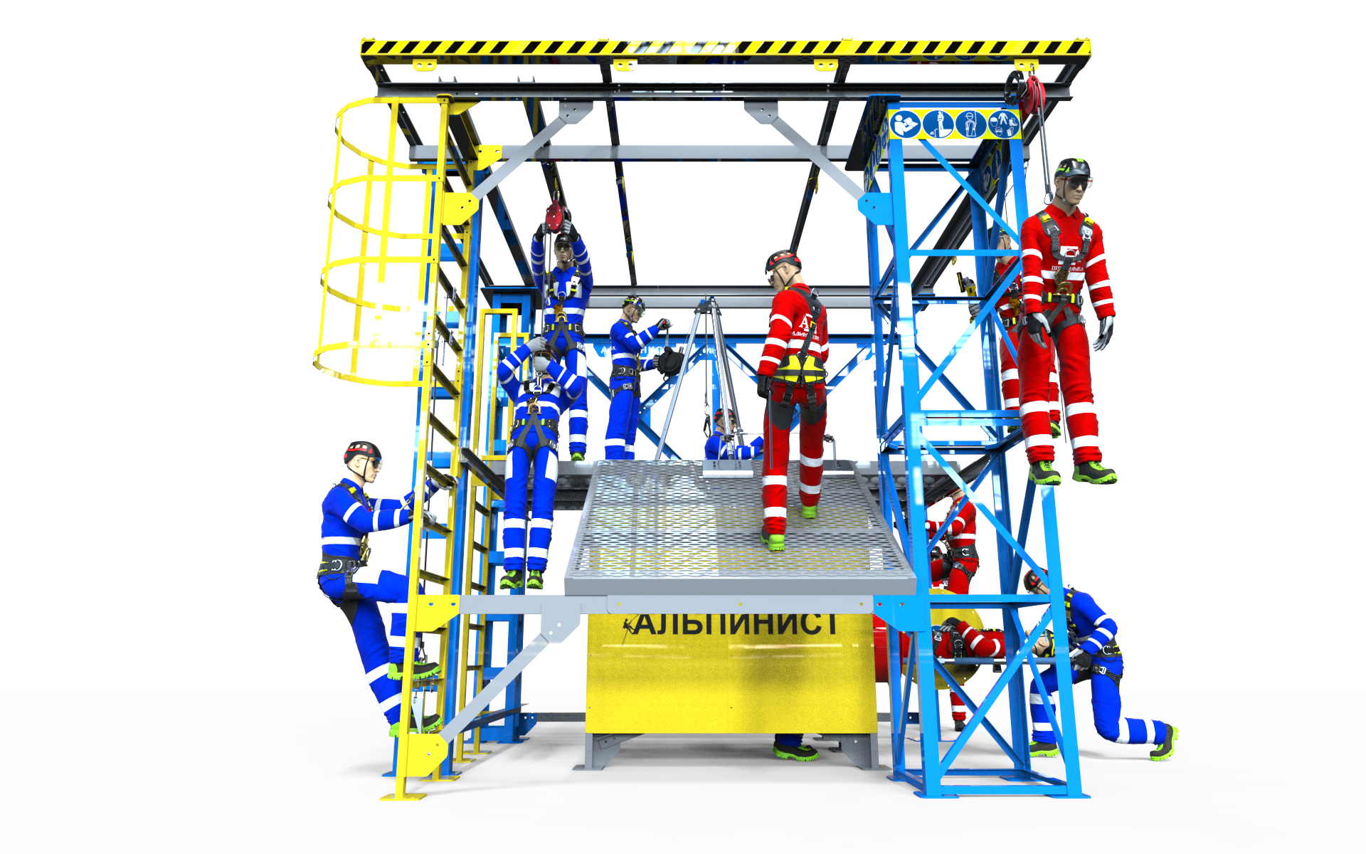 Учебно-тренировочный полигон (комплекс)  Альпинист-01-02-1.