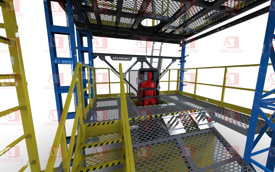 Учебно-тренировочный полигон (комплекс)  Альпинист-03-05-2. Учебно-тренировочный полигон (комплекс)  Альпинист-03-05-2.