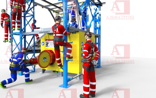 Учебно-тренировочный комплекс "Альпинист-01-02-1"